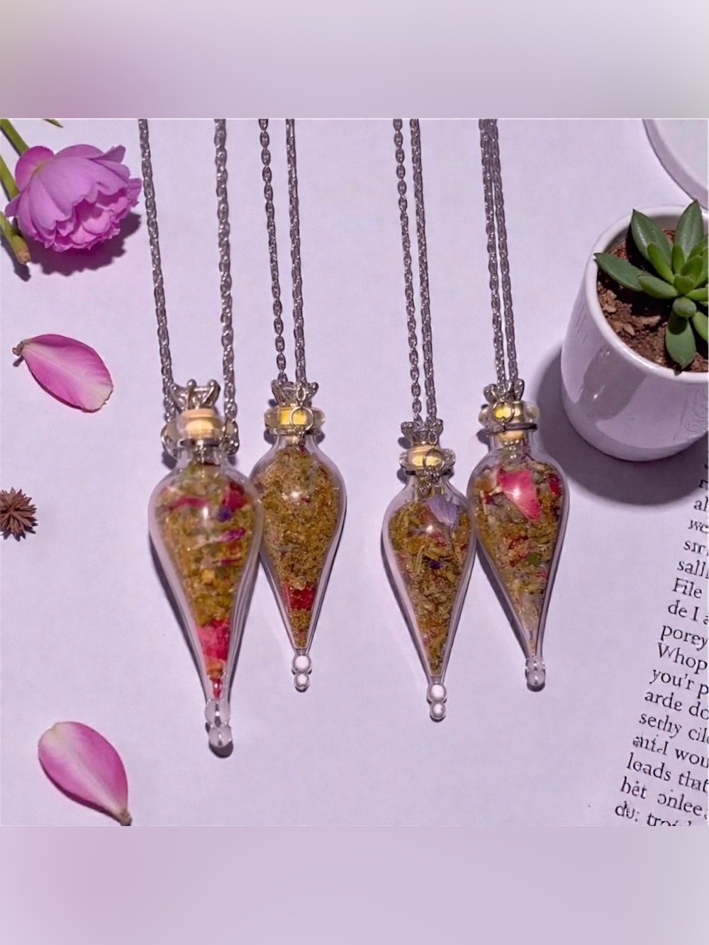 Love Spell Jar Necklace❤️